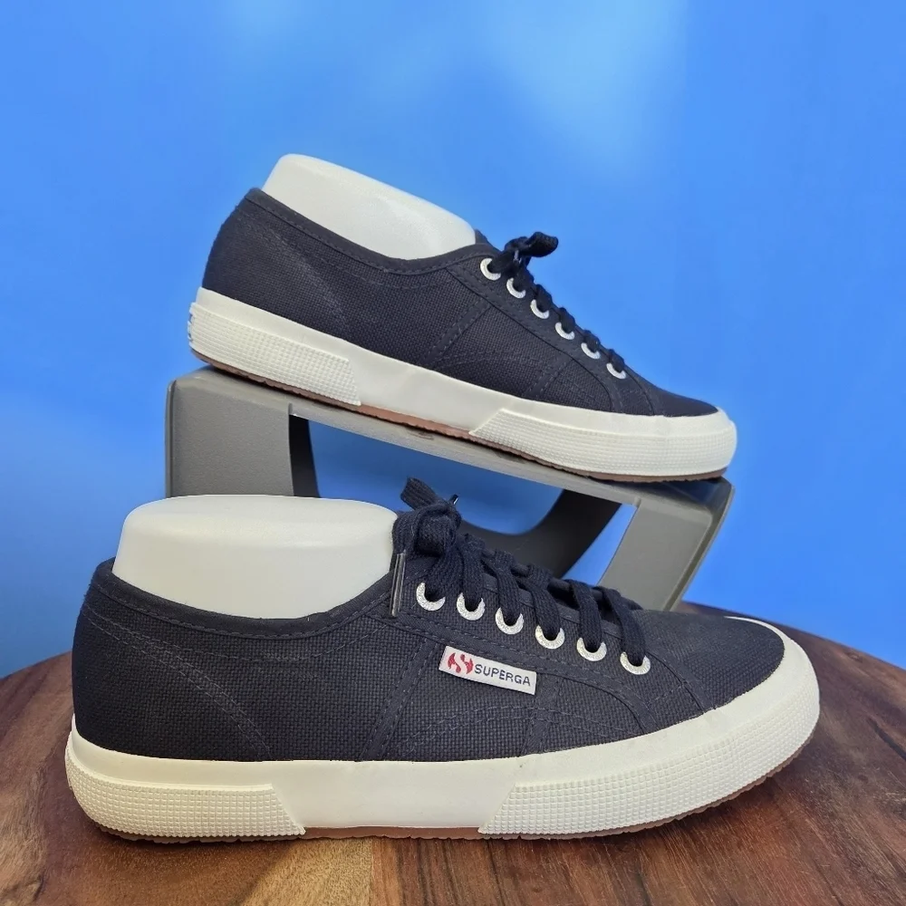 Superga Classic Canvas Sneakers Black Women’s US 8.0